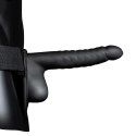 Ouch! Hollow Strap-On Żebrowany model z paskiem 21 cm anatomiczny