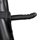 Ouch! Hollow Strap-On z wypustkami 20 cm, regulowany, czarny