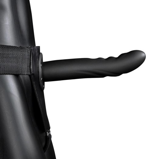 Ouch! Hollow Strap-On z wypustkami 20 cm, regulowany, czarny