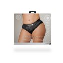 Ouch! Majtki z wysokim stanem XL/XXL z wibracją i systemem O-Ring