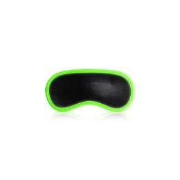 Ouch! Maska na oczy Glow in the Dark fluorescencyjna zielona
