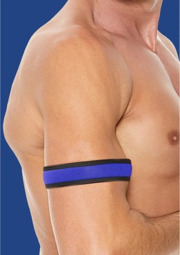 Ouch! Opaska neoprenowa na biceps - czarna, regulowana