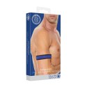 Ouch! Opaska neoprenowa na biceps - czarna, regulowana