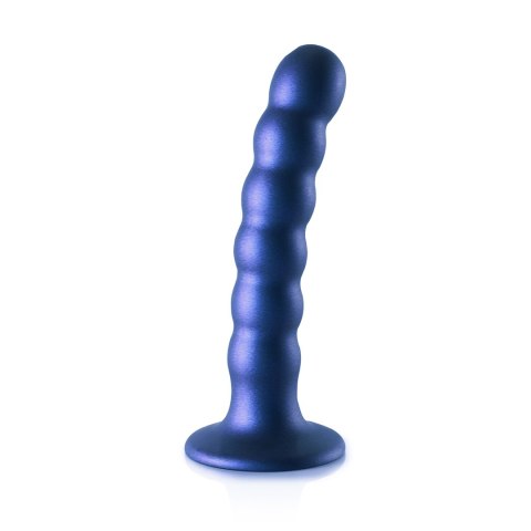 Ouch! Silikonowy model z koralikami, przyssawka, metaliczny, 13 cm