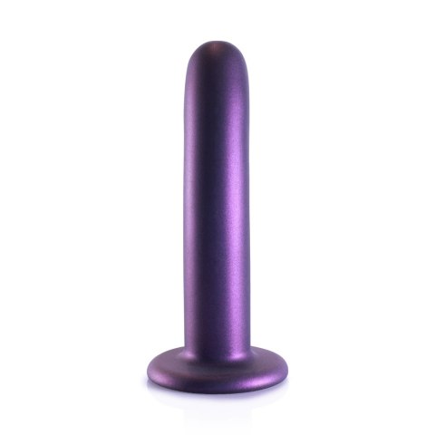 Ouch! Smooth Silicone 14,5 cm - Model z przyssawką, metaliczny kolor