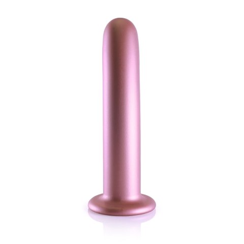 Ouch! Smooth Silicone 17 cm - anatomiczny model z przyssawką, metaliczny