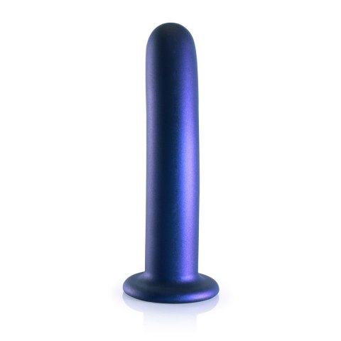 Ouch! Smooth Silicone G-Spot Model 17 cm z Przyssawką Metallic