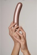 Ouch! Smooth Silicone G-Spot Model 17 cm z Przyssawką Metallic