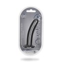 Ouch! Smooth Silicone Model 14,5 cm z przyssawką, metaliczny kolor