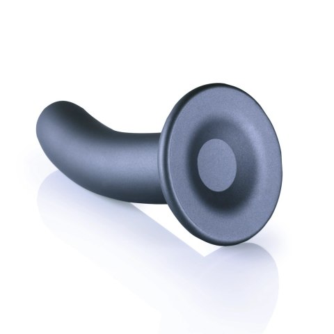 Ouch! Smooth Silicone Model 14,5 cm z przyssawką, metaliczny kolor