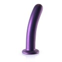 Ouch! Smooth Silicone Model 17 cm z przyssawką, metaliczny kolor