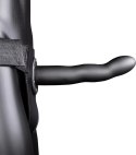 Ouch! Zakrzywiony model wydrążony z paskiem 20 cm czarny