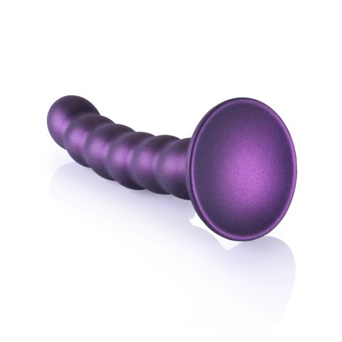 Ouch! silikonowy model koralikowy z przyssawką 13 cm, metaliczny
