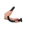 Ouch! Teksturowany model Snake 55 cm czarny - elastyczny gadżet