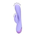 Loveline Digital Lavender - silikonowy model kroliczek, podwojna stymulacja