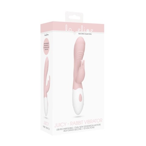 Loveline Juicy - silikonowy masażer G-spot z podwojnym silnikiem