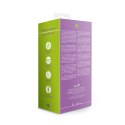 Loveline Wibrator anatomiczny Clear Purple - model łezka, silikonowy