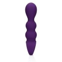 Loveline Wibrator anatomiczny Clear Purple - model łezka, silikonowy
