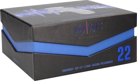 Man|Cage 22 System blokujący z elektrostymulacją 11,5 cm, regulowane pierścienie