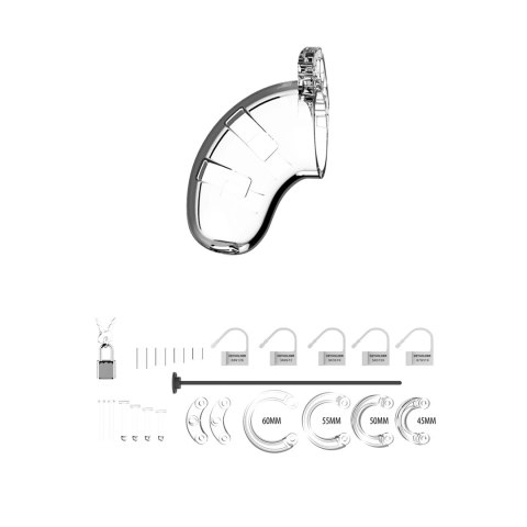 Shots Chastity Urethral System 9 cm silikonowy z modułem rozszerzającym
