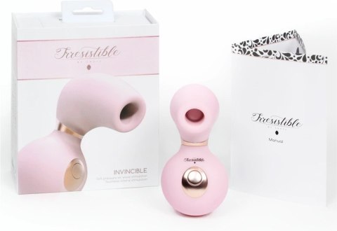 Shots Irresistible Invincible - wibrator pulsujący, silikon, 10 trybow, fioletowy