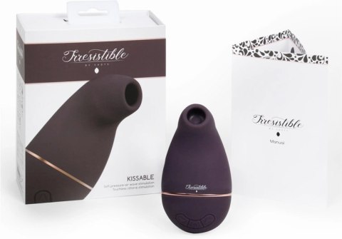 Shots Irresistible Kissable - Wibrujący model ssący, wodoodporny, USB