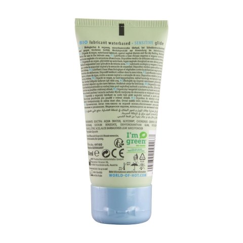 HOT BIO Lubrykant wodny delikatny z aloesem do pielęgnacji 50ml