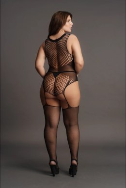 La Desir Bodystocking Plus Size kabaretka i siateczka XXL-5XL
