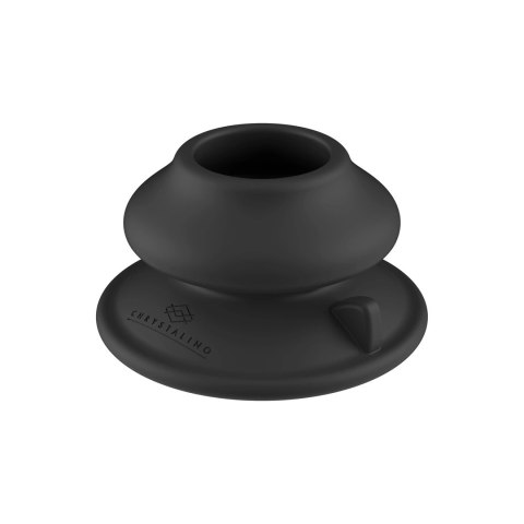 Shots Chrystalino szklany model z przyssawką i 10 trybami wibracji