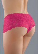 Coquette Candy Apple Allure szorty koronkowe z otwartym krojem czerwone