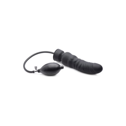 XR Brands Dick-Spand silikonowa pompowana forma anatomiczna czarna