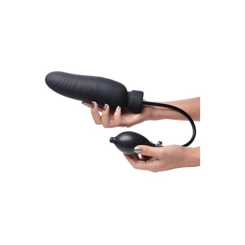 XR Brands Dick-Spand silikonowa pompowana forma anatomiczna czarna