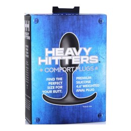 XR Brands Heavy Hitter korek z obciążnikiem silikonowy S czarny