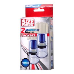 XR Brands Max Twist - para przyssawek do pielęgnacji sutkow ABS