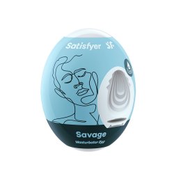 Satisfyer EGGCITED Savage - elastyczne jajko intymne Hydro-Active TPE
