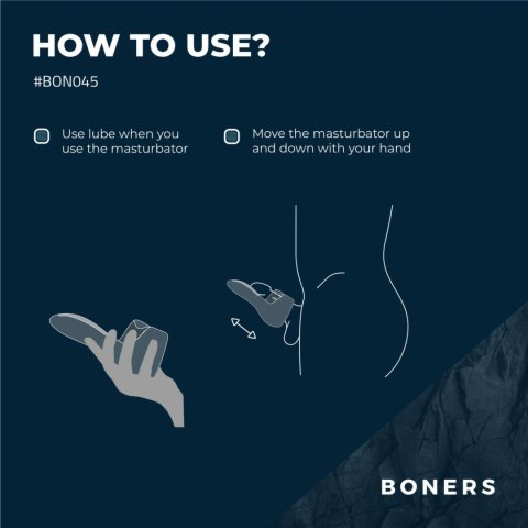 Boners Electric Blue - Intymna maszyna wibracyjna z otwartą konstrukcją