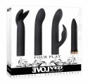 Evolved Four Play Zestaw Wibrujący z 3 Nasadkami, USB, Wodoodporny