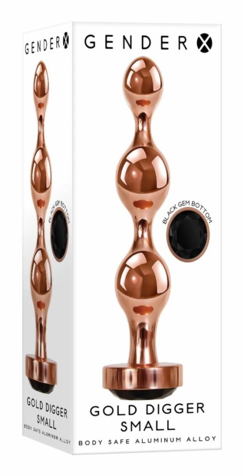 Evolved Gold Digger Small - model metalowy z ozdobnym czarnym kryształem