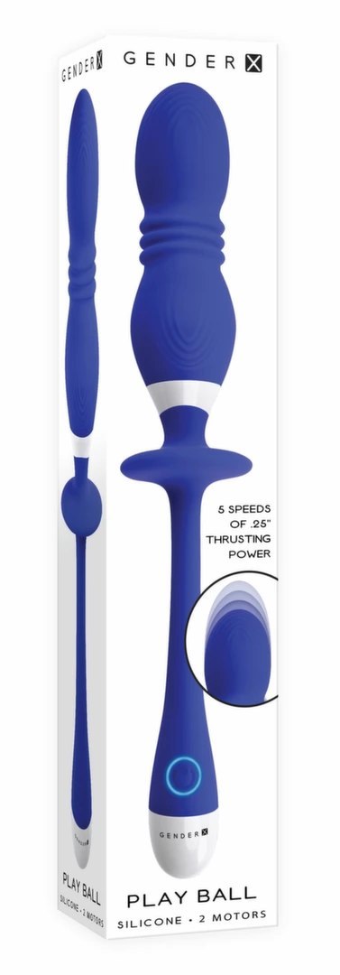 Evolved Play Ball Blue - Wibrujący model z funkcją ruchu i łącznikiem elastycznym