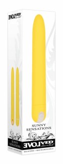 Evolved Sunny Sensations żołty model wibracyjny 10 trybow USB