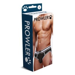 Prowler Brief XS - Majtki na paskach z otwartym tyłem, czarno-białe
