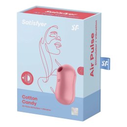 Satisfyer Cotton Candy Pulsacyjny model Air Pulse, silikonowy, rożowy