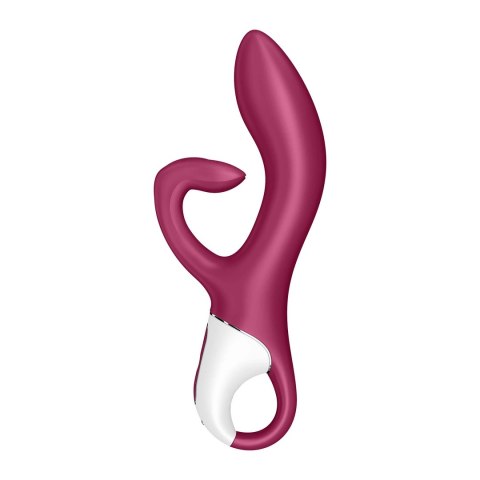 Satisfyer Embrace Me - podwojny model z elastycznym uchwytem, silikonowy