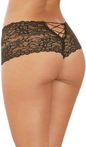 Dreamgirl Szorty damskie z otwartą strefą - model M, czarne