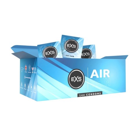 EXS Air Thin 144 szt. ultracienkie prezerwatywy lateksowe 56 mm