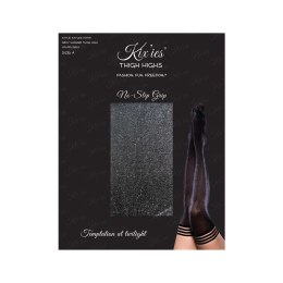 Kix'ies Kaylee Pończochy samonośne szare błyszczące rozmiar C