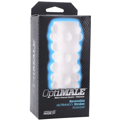 Doc Johnson OptiMALE Link ULTRASKYN dwustronny system masujący Rollerball