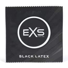 EXS Extra Black 100 szt. prezerwatywy czarne, lateksowe, 54 mm