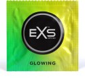 EXS Glow in the Dark - prezerwatywy świecące, cienki lateks, 100 sztuk