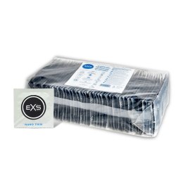 EXS Nano Thin prezerwatywy ultra cienkie 100 sztuk, szerokość 53 mm